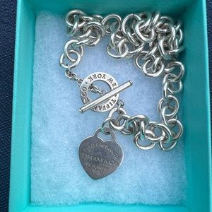 tiffany & co heart toggle necklace